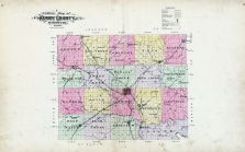 Henry County Outline Map, Henry County 1895